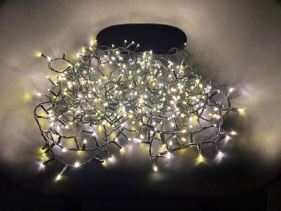Snowtime 400 LED String Lights in Firefly Flickering Effect