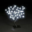 Snowtime 45cm Cherry Blossom Twig Tree in Ice White