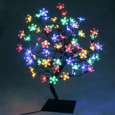 Snowtime 45cm Cherry Blossom Twig Tree in Multicolour