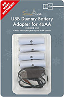 Snowtime 4x AA Battery Eliminator USB Power Converter