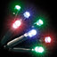 Snowtime 50 Pastel LED Chasing Lights Battery Operated Multi Function with Timer Indoor / Outdoor