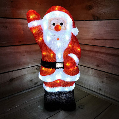 Santa outdoor lights best sale
