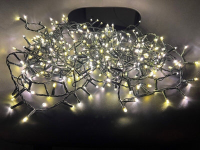Snowtime 600 LED String Lights in Firefly Flickering Effect