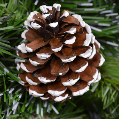 Snowtime 60cm Snow King Fir Artificial Christmas Wreath - 3