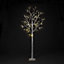 Snowtime Pre-Lit LED Birch Tree Snow Flocked Christmas Lights Indoor/Outdoor Warm White 1.2m