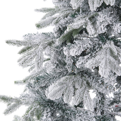 Snowy Christmas Tree 180 cm White TOMICHI