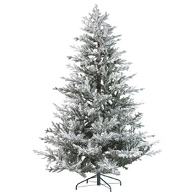 Snowy Christmas Tree 210 cm White BRISCO