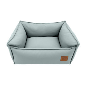 SNUG AND COSY MONZA BLUE RECTANGLE BED