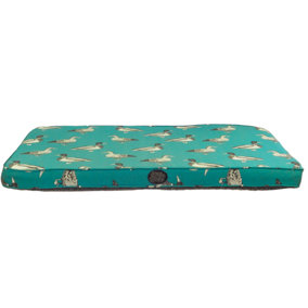 SNUG AND COSY TEAL DUCK MEMORY FOAM LOUNGER