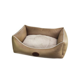 SNUG AND COSY TUSCANY SAND  RECTANGLE BED