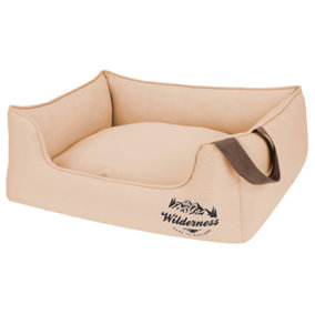 SNUG AND COSY WILDERNESS CAMEL RECTANGLE BED