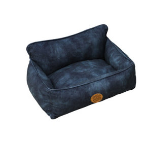 SNUG AND COSY WINDSOR NAVY RECTANGLE BED
