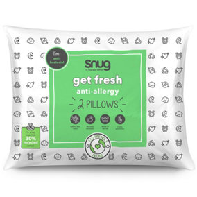 Snug Anti Allergy Get Fresh Pillow - 2 Pack