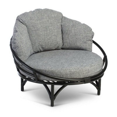 Wicker cuddle online chair