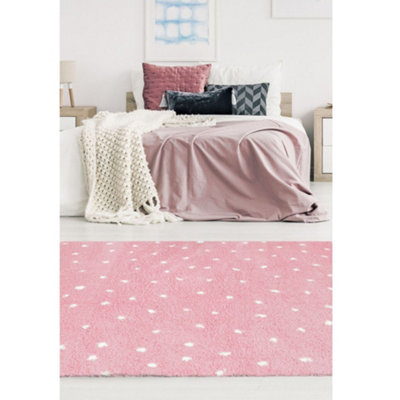 Snug Collection Spotty Shaggy Rugs R467A