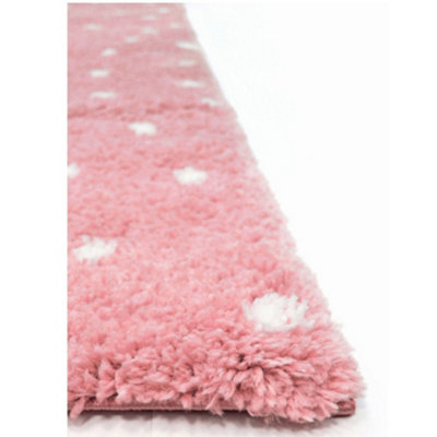 Snug Collection Spotty Shaggy Rugs R467A
