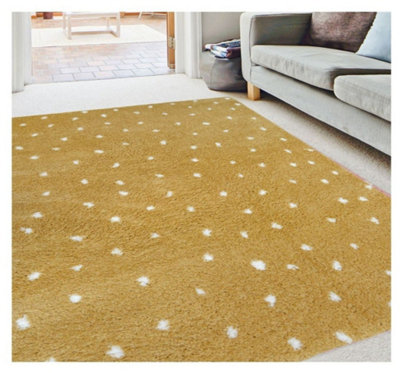 Snug Collection Spotty Shaggy Rugs R467A