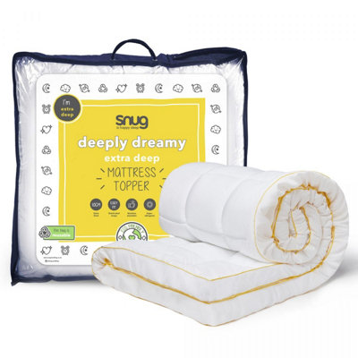 Snug Deeply Dreamy 10cm Mattress Topper Super King DIY at B&Q