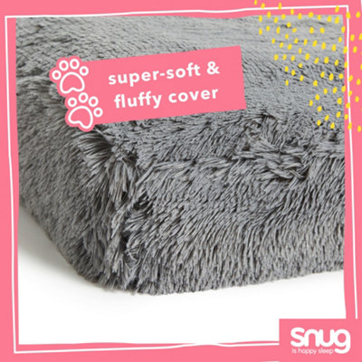 Snug Furry Friends Super Fluffy Pet Bed - Extra Large