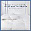 Snuggledown Goose Feather & Down 13.5 Tog Double Duvet 4.5 Tog Cool Summer + 9 Tog All Seasons 2 Pillows Cotton Cover Washable