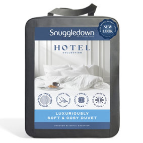 Snuggledown Luxurious Hotel Double Duvet 10.5 Tog All Year Premium Quilt for Summer & Winter Soft Cover Hypoallergenic Washable