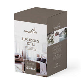 Snuggledown Luxurious Hotel Duvet 10.5 Tog All Year Premium Quilt for Summer & Winter Soft Cover Hypoallergenic Machine Washable
