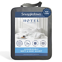 Snuggledown Luxurious Hotel King Duvet 4.5 Tog Premium Lightweight Cool Summer Quilt for Night Sweats Machine Washable 225x220cm