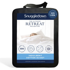 Snuggledown Ultimate Luxury Hotel Single Duvet 10.5 Tog All Year Round Premium Quilt Jacquard Cotton Cover Machine Washable