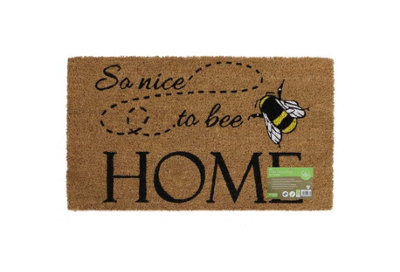 So Nice to Bee Home Latex Coir Doormat 40x70cm