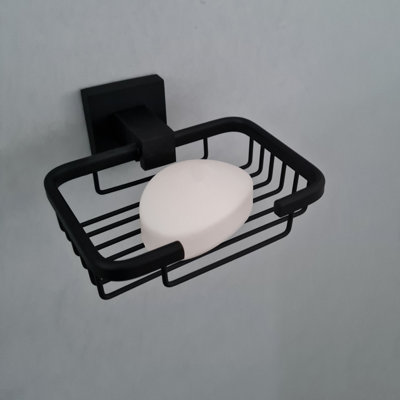 Soap Holder Bathroom Square Wall Mounted Stylish Modern Accessory Price Comparisons | Compare The Build