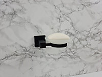 Soap Holder Black Dish & Holder Modern Designer Bathroom Wall Mounted Accessory