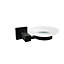 Soap Holder Black Dish & Holder Modern Designer Bathroom Wall Mounted Accessory