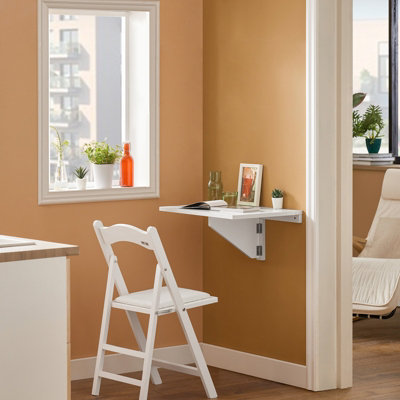 SoBuy FWT03-W, Folding Wall-mounted Drop-leaf Table, Children Table ...