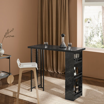 SoBuy FWT100-SCH, Kitchen Breakfast Bar Table Dining Table Coffee Bar ...