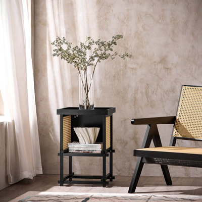 SoBuy HFBT03-SCH,Telephone Table Nesting Tables Set of 3 Solid Wood ...