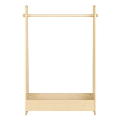 SoBuy Kids Wardrobe Clothes Rack with Hanging Rail Wood Storage Closet