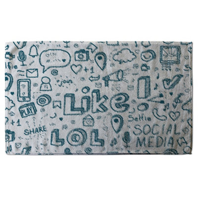 Social media (Bath Towel) / Default Title - 3
