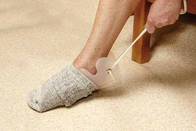 Sock & Stocking Aid - Helps the Elderly, Weak & Less Able to Put on Their Socks