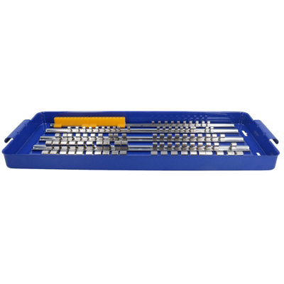 Socket and screwdriver tray rack holder 1/4, 3/8, 1/2 drive 110pc AT624