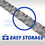 Socket Rail Set 3pc 1/2" 3/8" 1/4" Storage Holder Grip Organiser Tool Storage