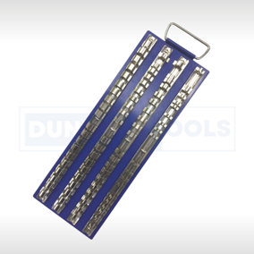 Socket Rail Tray holds 80 sockets 1/4" 3/8" 1/2" drive clips Tool Storage Clip
