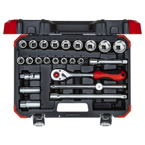 Socket Set 1/2" Drive sizes 10-32mm 24pcs