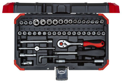 Socket Set 1/4" Drive sizes 4-14mm 46pcs