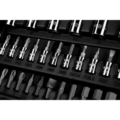 Socket Set 110pc Set 1/4" and 1/2" NEO TOOLS