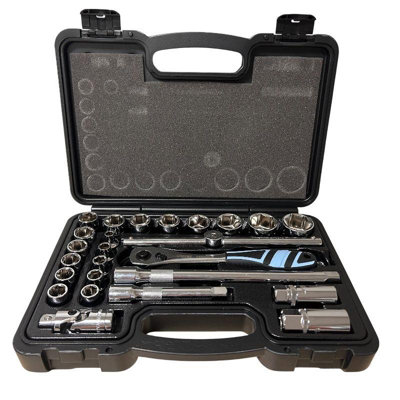 Socket Set 25 Piece 1/2
