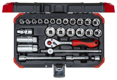 Socket Set 3/8" Drive sizes 6-24mm 26pcs