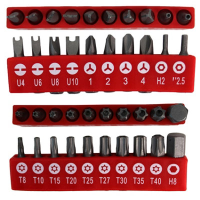 Socket Tool Kit Screwdriver Bits Set With Ratchet and Spanner Handle 130 pcs - 4