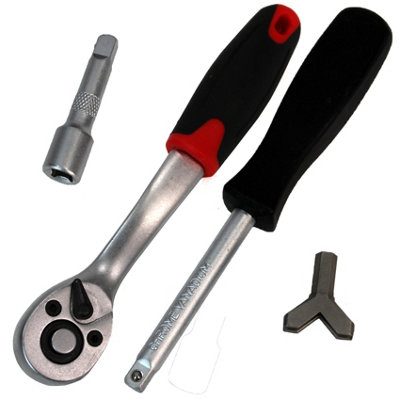 Socket Tool Kit Screwdriver Bits Set With Ratchet and Spanner Handle 130 pcs - 6