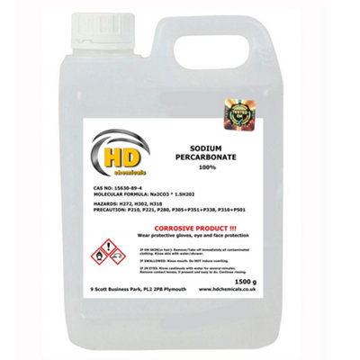 Sodium Percarbonate / Oxi Stain Remover / Laundry Booster / Oxygen Bleach 1.5kg