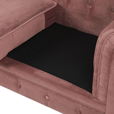 Sofa 3 Seater CHESTERFIELD Velvet Pink